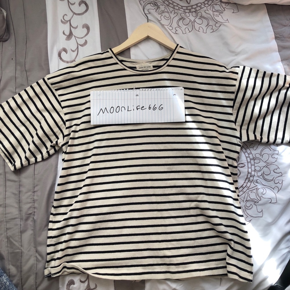 Fear of god 4th collection boxy striped shirt